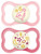 MAM 2 Soothers Supreme Night 6 Months and Over - Colour: Pink