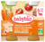 Babybio Vegetables & Pasta Bolognese Style With Farm Beef 6 Months and + 2 Organic 200 g Jars