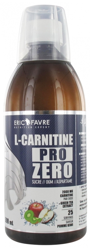 Eric Favre L-Carnitine Pro Zero 500ml - Flavour: Apple Kiwi