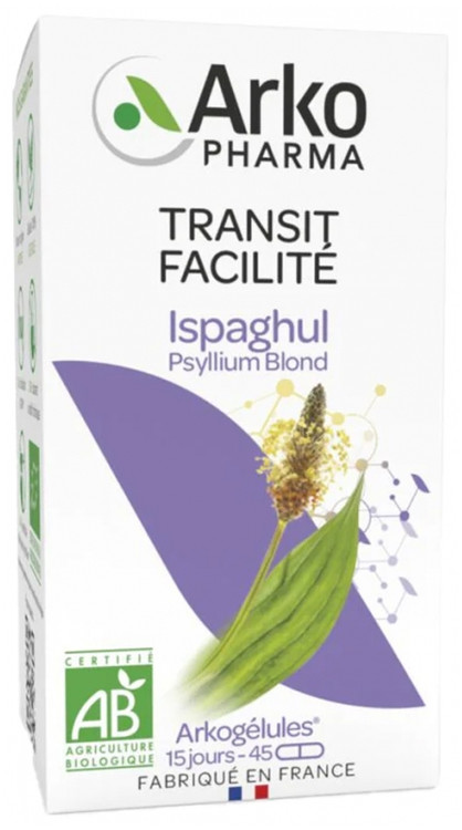 Arkopharma Arkocaps Organic Ispaghul Mucivital 45 Capsules - Steych