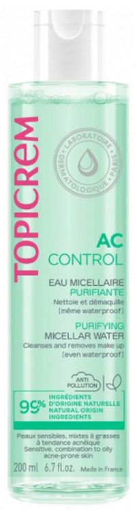 Topicrem AC Control Purifying Micellar Water 200ml - Steych