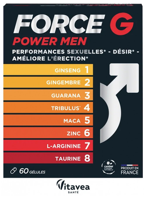 Vitavea Force G Power Max - 20 Ampoules - DLUO 06/2025 - Bien-être Et Gestion Du Poids