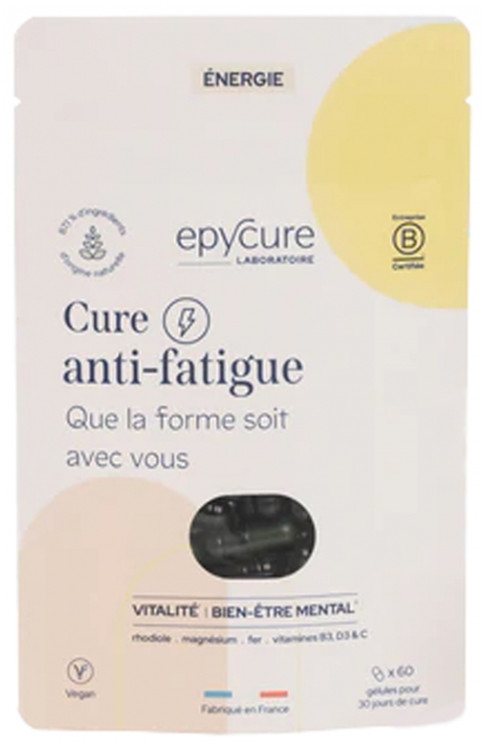 Epycure Cure Anti-Tiredness 60 Capsules - Steych