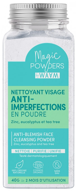 Waam Magic Powders Organic Anti-Imperfection Facial Cleanser 40 g - Steych