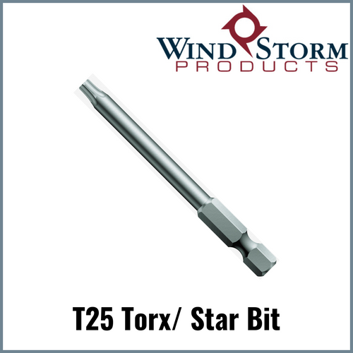 T25 Star/ Torx Bit | For Ultracon+ Anchors T25 Star/ Torx Bit | For Ultracon+ Anchors