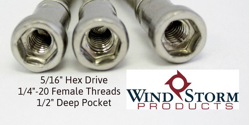 Female PanelMate Hex Drive