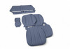 Blue vinyl front and rear seat upholstery set FIAT Spider 2000 - 1979-1982  -  Auto Ricambi, RI9-429