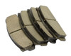 Front brake pad set FIAT 124 Spider and Sport Coupe 850 1966-1967 Auto Ricambi BR6-106, 4151166 4157922 12.5mm