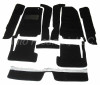 Tan 10-piece carpet set - Auto Ricambi Special FIAT 124 Spider and Spider 2000 - 1970-1982 - Auto Ricambi RI3-404