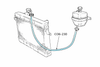 Coolant overflow bottle hose FIAT 124 Spider, Spider 2000 and Pininfarina - 1966-1985 FIAT 124 Sport Coupe - 1967-1975  -  Auto Ricambi, CO6-230