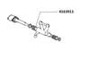 Shift selector spring - inside transmission FIAT 124 Spider, Spider 2000, Pininfarina - 1968-1985 FIAT 124 Coupe - 1967-1975 4163911