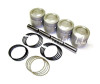 EN7-437 FIAT 124 Spider 1400 piston set 1438 CC 1608 1592 PISTON PISTONS SET SETS CYLINDER 80.4