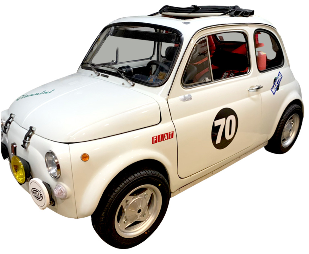 Negozio di autoricambi, ricambi Fiat 500 d'epoca, 500 D, F,  L, R, Fiat 600, 126, Panda, ricambi Lancia Delta HF Integrale, accessori  sportivi Abarth e Giannini. Trovi ricambi per la vecchia