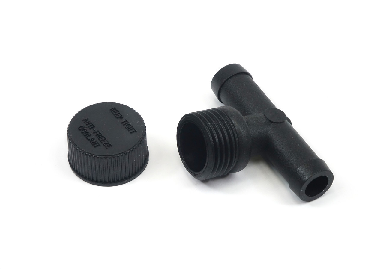 Coolant air bleed T fitting FIAT 124 Spider, Sport Coupe, Spider