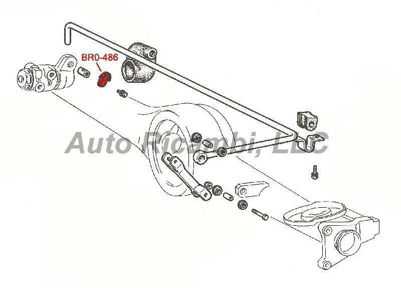 Brake compensator or pressure regulator linkage rod plate FIAT 124 Spider, Spider 2000 and Pininfarina 1966-1985 FIAT 124 Sport Coupe - 1967-1975  -  Auto Ricambi, BR0-486, 4248747