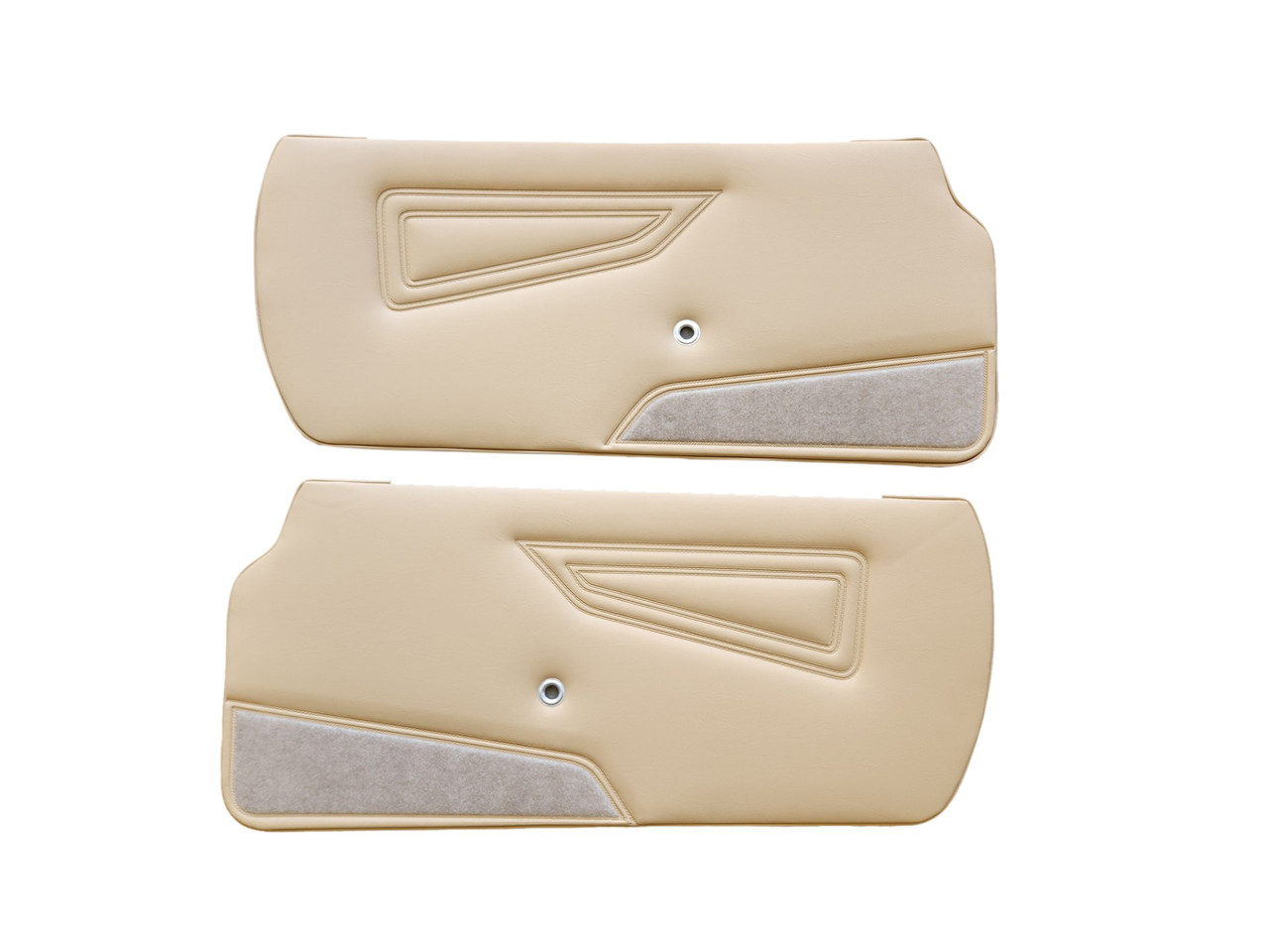 Tan lower door panel pair FIAT Spider 2000 and Pininfarina - 1979-1985