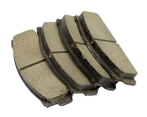 Front brake pad set FIAT 124 Spider and Sport Coupe 850 1966-1967 Auto Ricambi BR6-106, 4151166 4157922 12.5mm