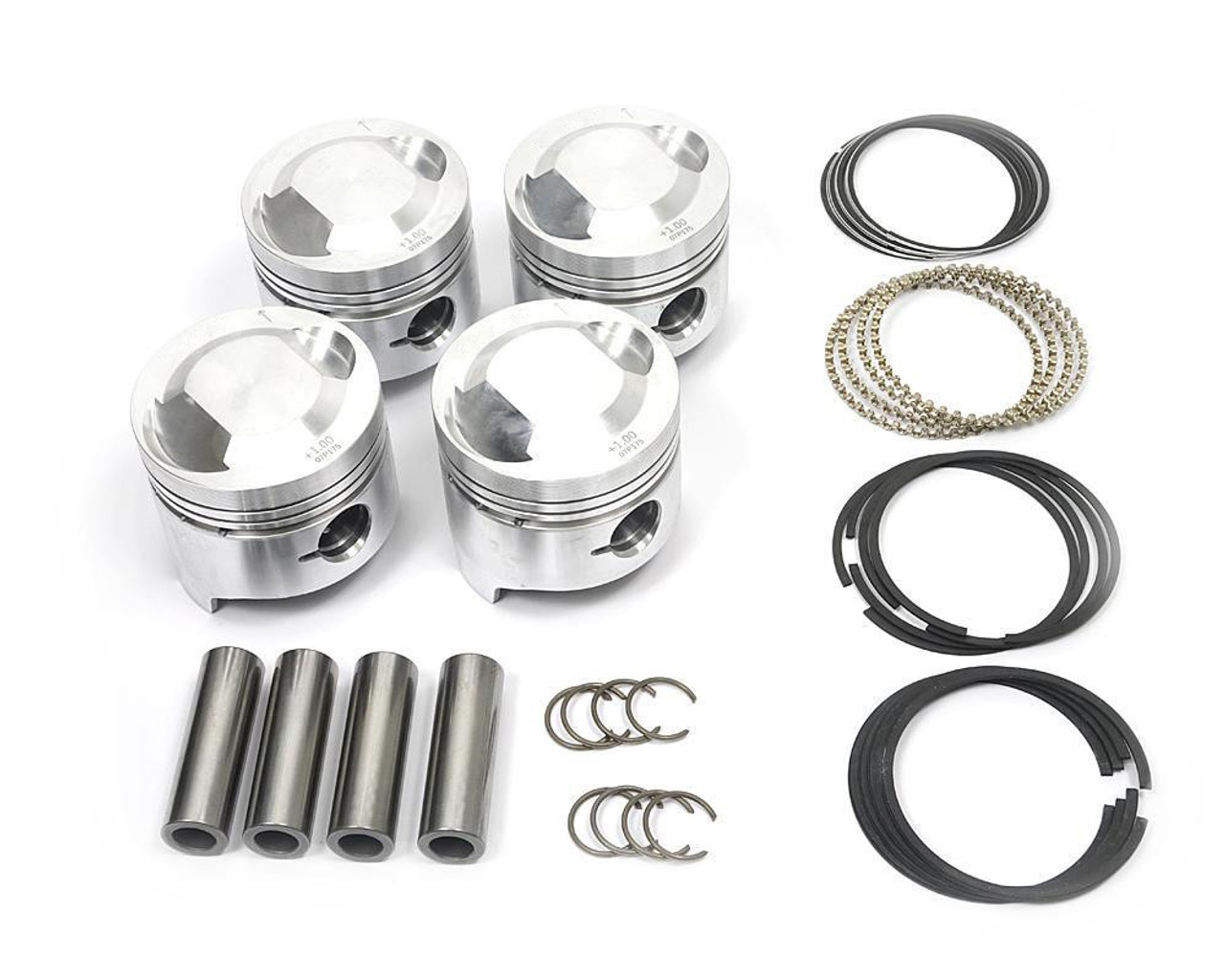 Piston Set - 1756 and 1995cc - 9.8:1 Compression Ratio