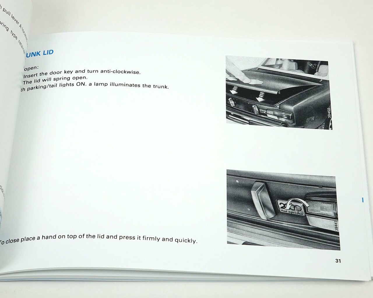 Owners Manual - 1982