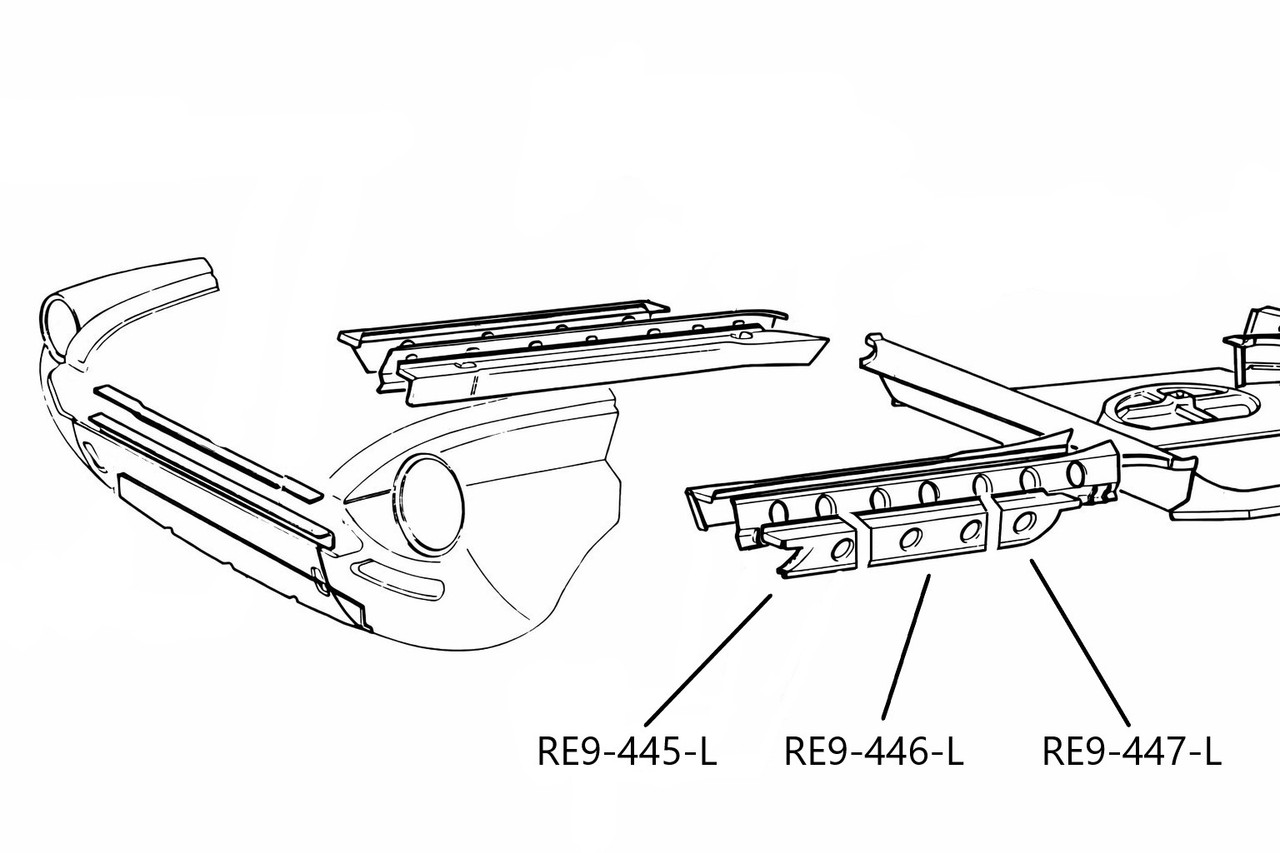 Driver Side Outer Sill or Rocker Front Section