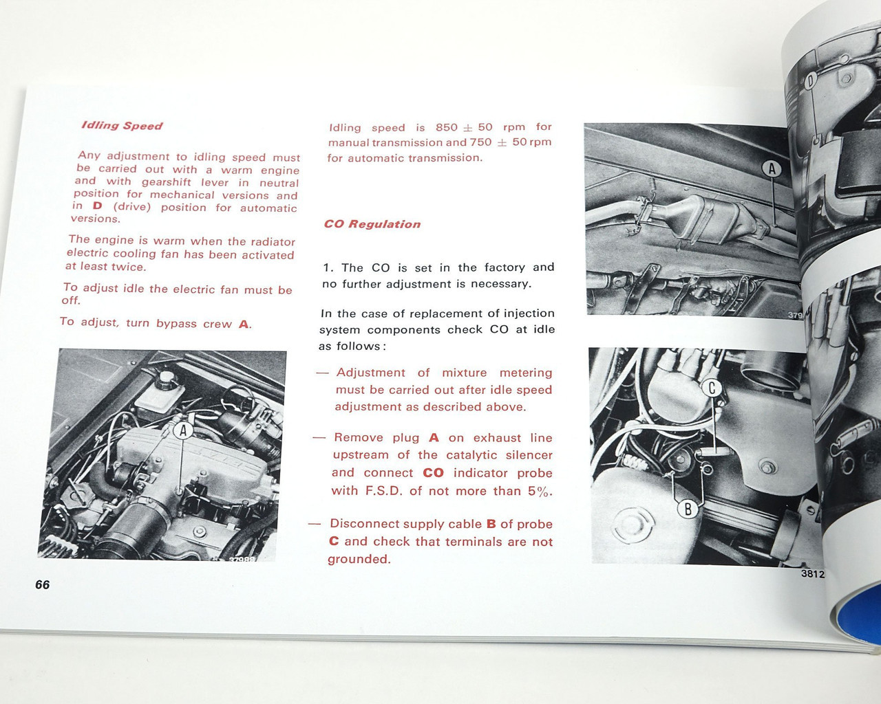 Faithful reproduction of the original owners manual 
FIAT Spider 2000 - 1980
- Auto Ricambi
RS0-014