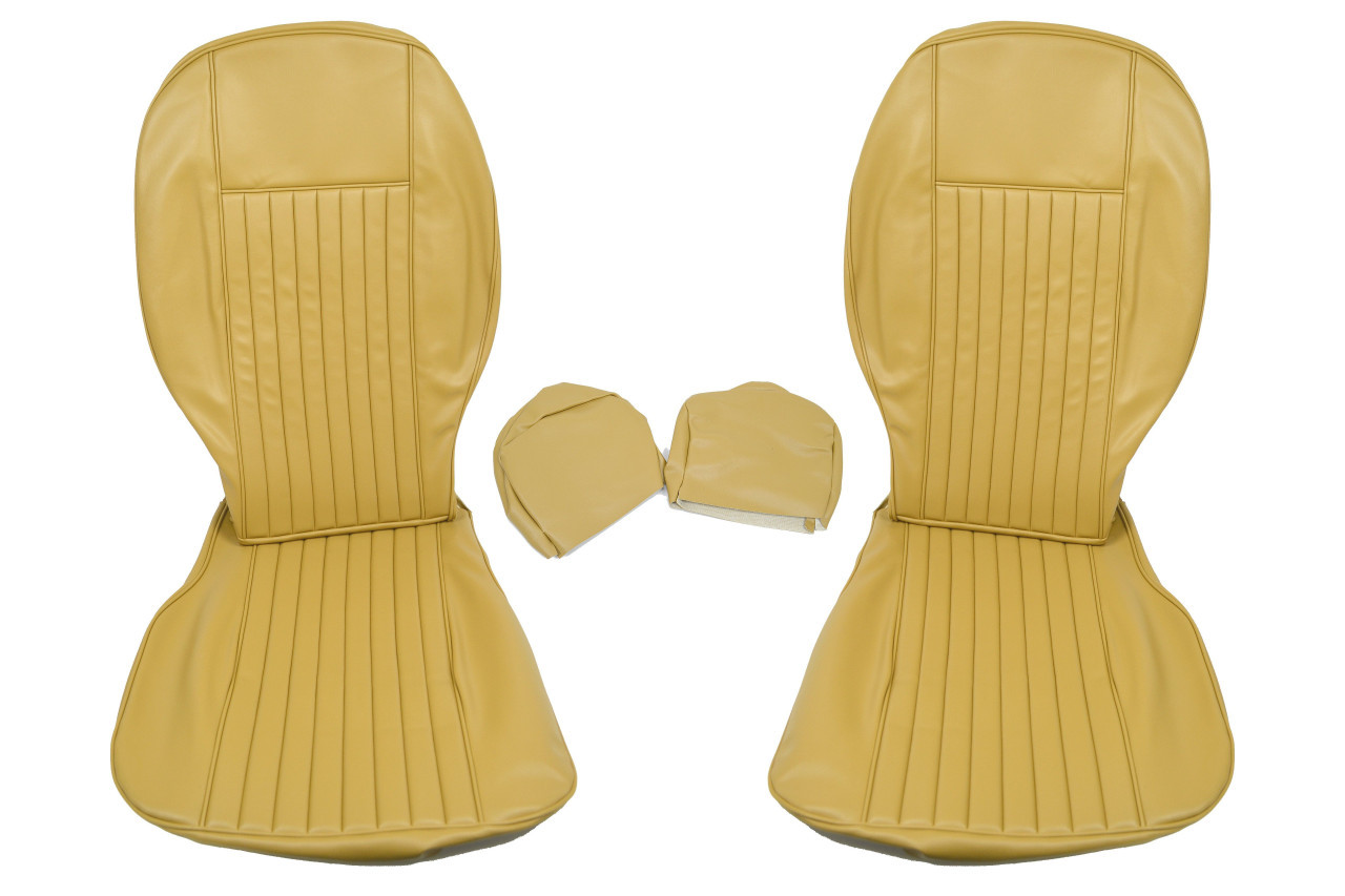 Front and Rear Seat Tan Upholstery Kit - 1966-78