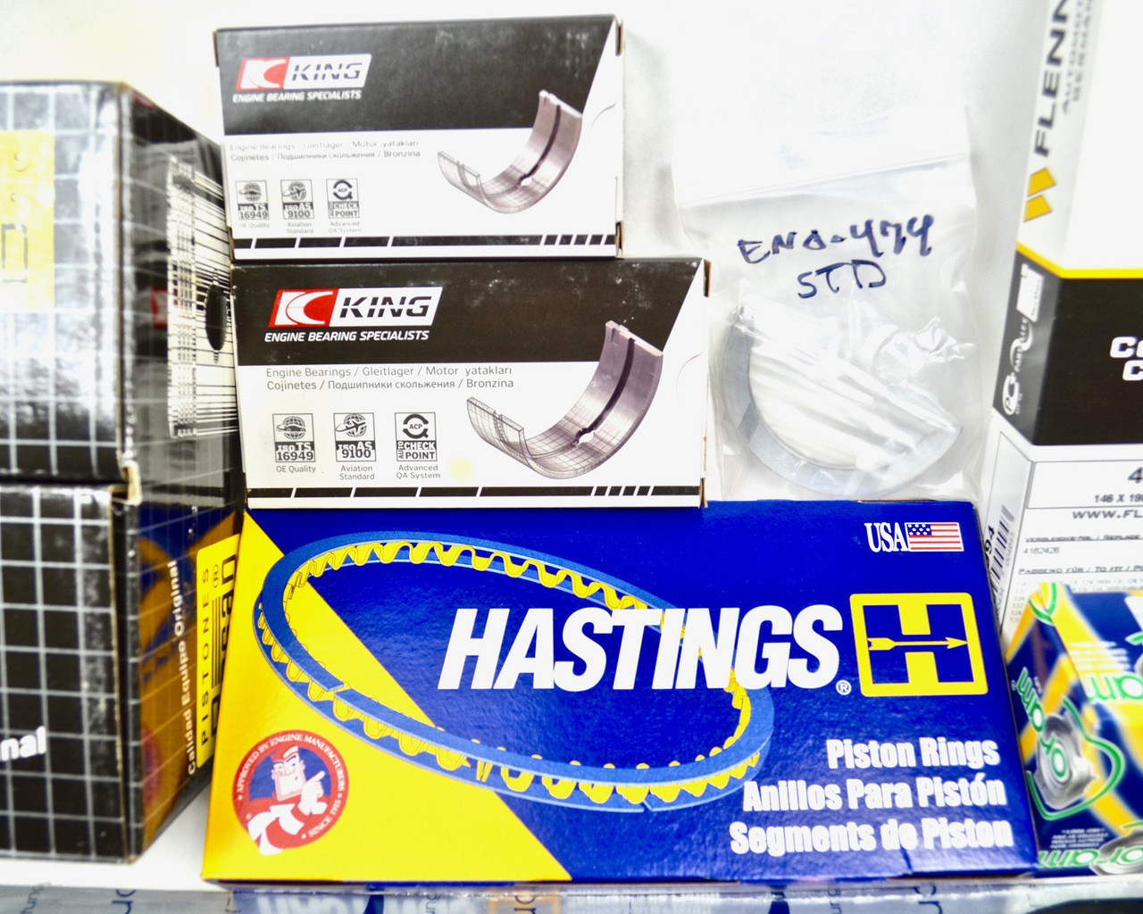 Engine rebuild kit FIAT 124 Spider - 1974-1978 (1756cc) FIAT 124 Sport Coupe - 1974-1975 (1756cc) - Auto Ricambi, EN6-180, piston rings