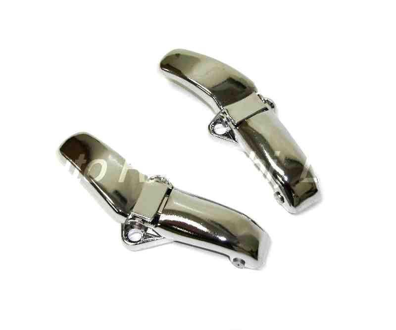 Chrome convertible top latch set FIAT 124 Spider and Spider 2000