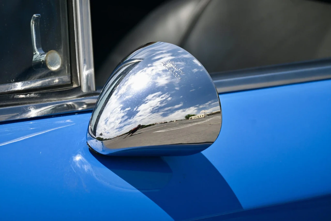 Exterior chrome plastic teardrop mirror FIAT 124 Spider - 1966-1978  -  Auto Ricambi, RE6-412