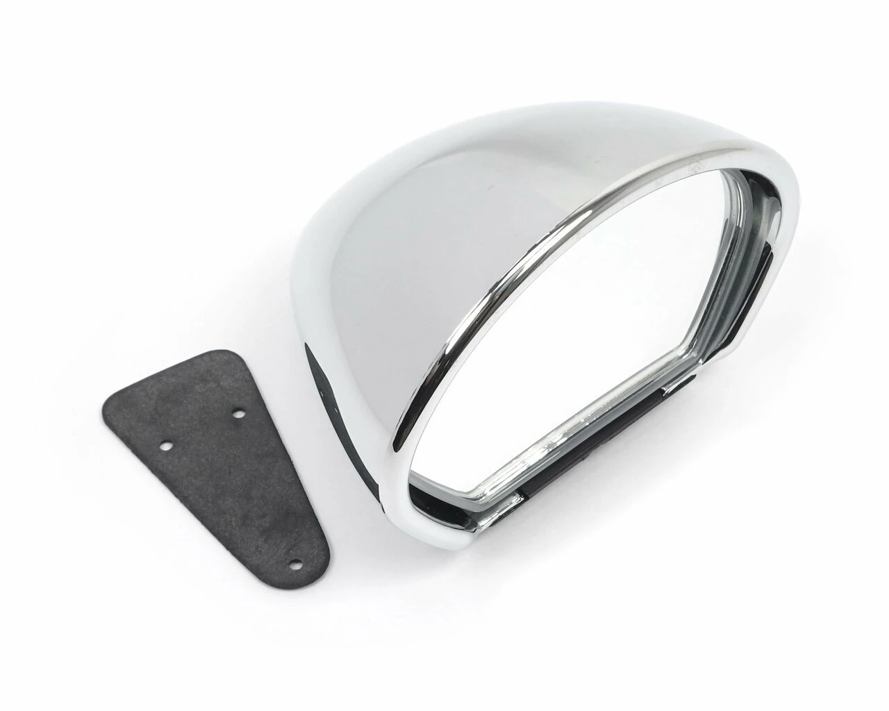Exterior chrome plastic teardrop mirror FIAT 124 Spider - 1966-1978  -  Auto Ricambi, RE6-412