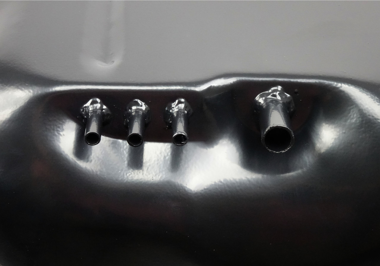 New electrogalvanized fuel tank kit - Featuring exclusive OE style baffled design FIAT 124 Spider and Spider 2000 - 1977-1980 (carbureted)  - Auto Ricambi, FU3-483-K, 4362979, marelli 116780759901, 4226880, 4377181, 4377185
