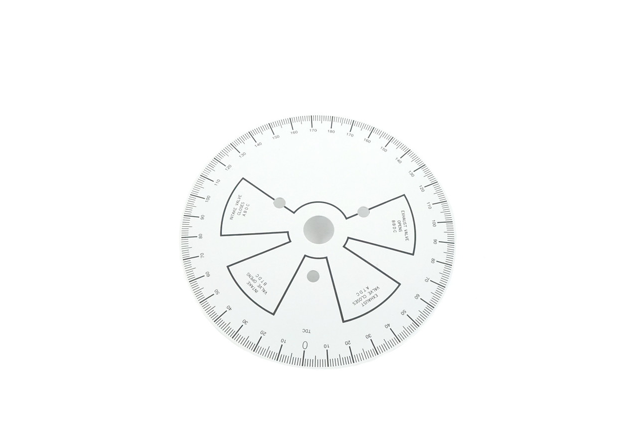 Timing degree wheel FIAT 124 Spider, Spider 2000 and Pininfarina - 1966-1985 FIAT 124 Sport Coupe - 1967-1975  - Auto Ricambi, CH3-400