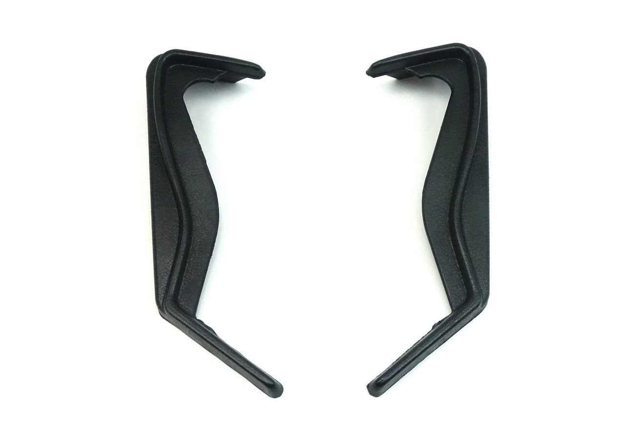Dash end cap pair FIAT 124 Spider, Spider 2000 and Pininfarina - 11966, 1967, 1968, 1969 ,1970, 1971, 1972, 1973, 1974, 1975, 1976, 1977, 1978, 1979, 1980, 1981, 1982, 1983, 1984, 1985 - Auto Ricambi RI5-491, 5858031, 144440652034, 5858032, 144440642034