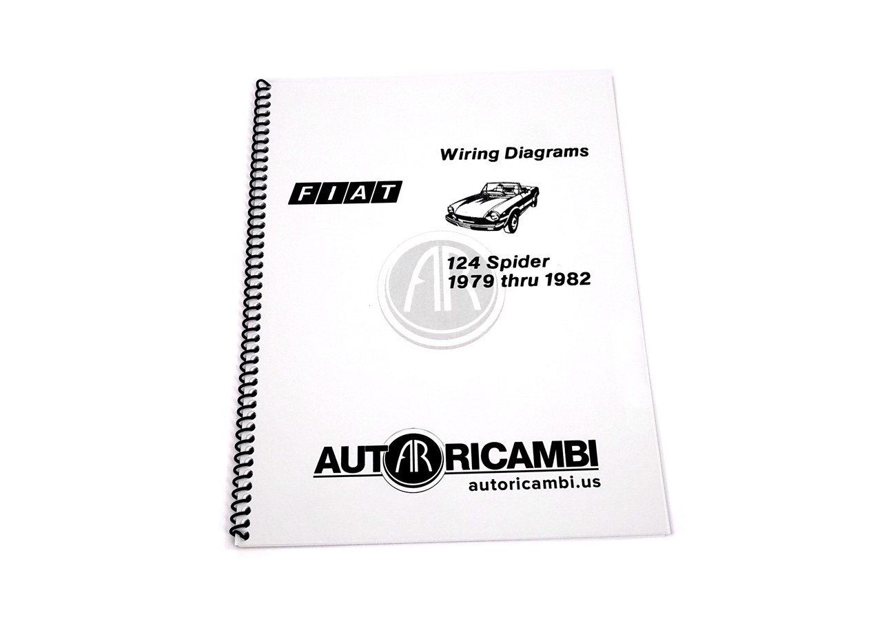 1979-1982 Wiring Diagram BookletFIAT Spider 2000 - 1979-1982 - Auto RicambiRS0-779