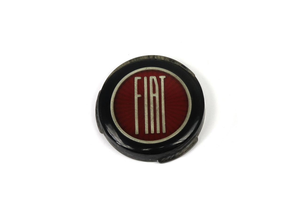 Original style red FIAT horn button FIAT 124 Spider - 1968-1978