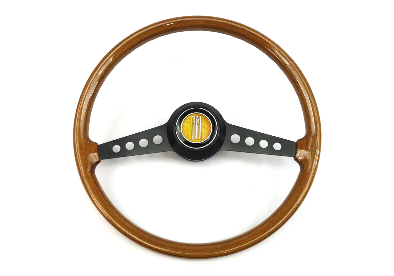 Reproduction real wood steering wheel
FIAT 124 Spider, Spider 2000 and Pininfarina - 1972-1985
FIAT 124 Sport Coupe - 1972-1975
- Auto Ricambi
RI6-470