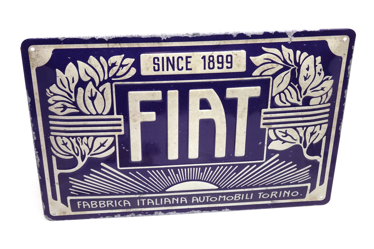 Classic FIAT 1899 Logo Sign
