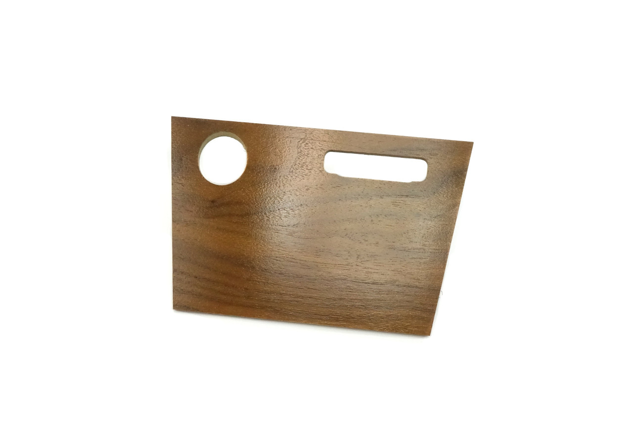 Black Walnut radio console wood - 2-hole type FIAT Spider 2000 - 1979-1980  -  Auto Ricambi, RI5-528-BW, 