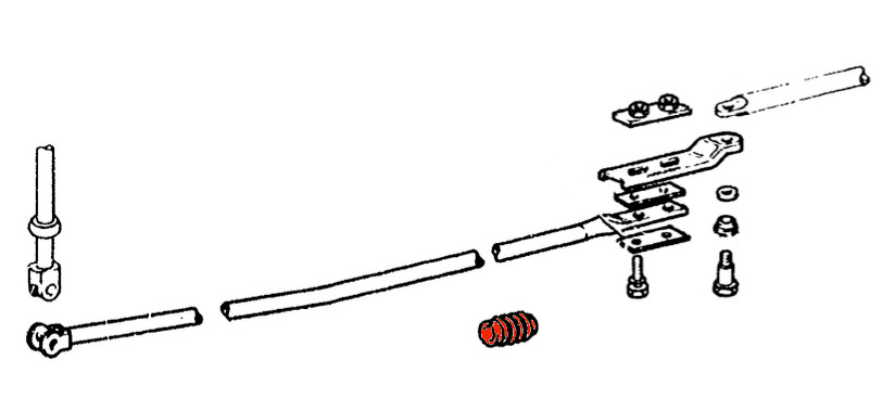 Shifter rod to body boot FIAT and Bertone X1/9 - 1974-1988