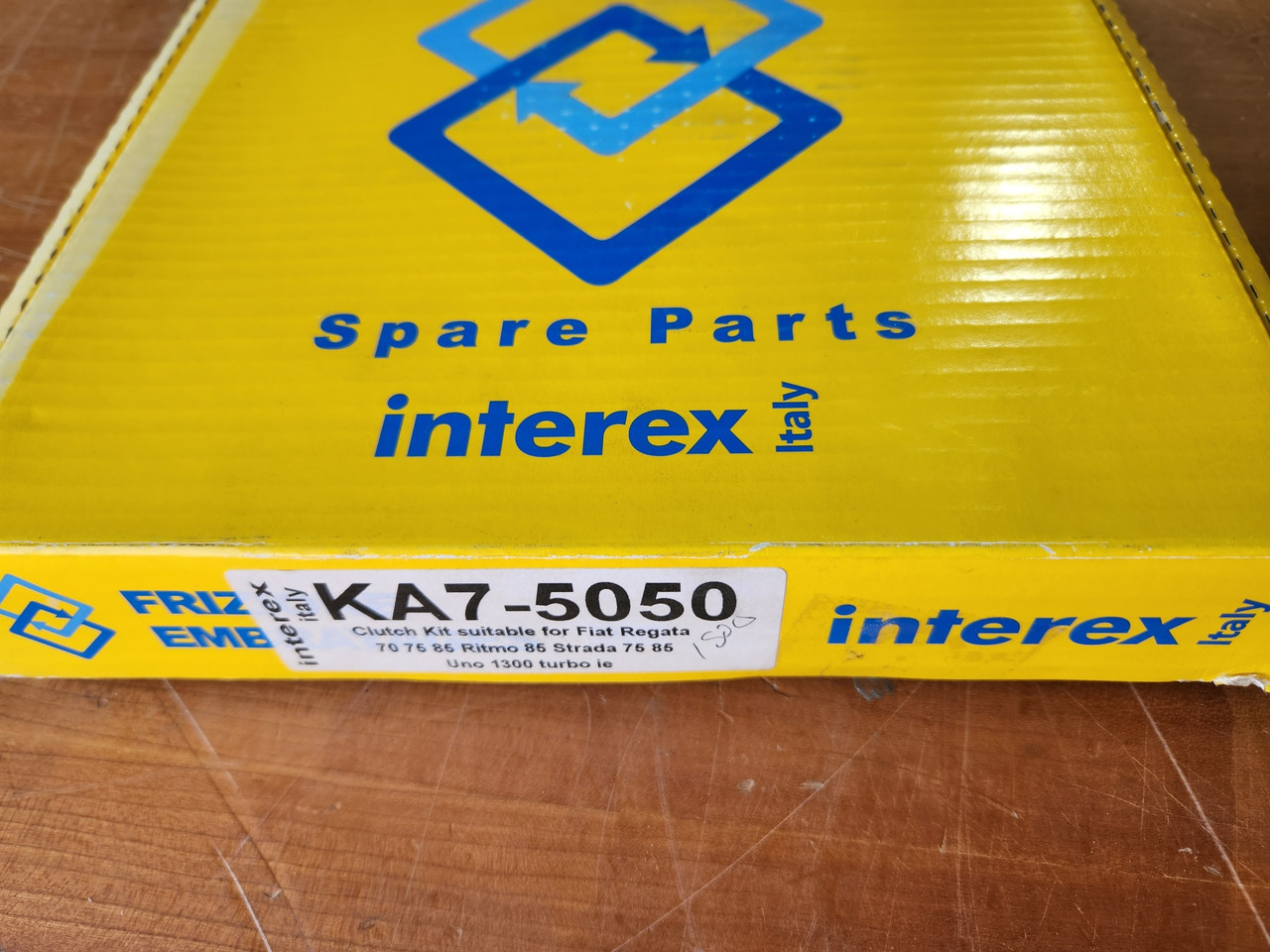 Interex brand clutch kit
FIAT and Bertone X1/9 - 1979-1988