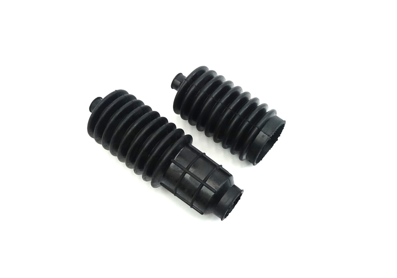 Steering rack boot set FIAT and Bertone X1/9 - 1974-1988 Lancia Scorpion and Montecarlo - 1976-1977 - Auto Ricambi 9SU455, 4371155, 4371156, 4239458, 4239459