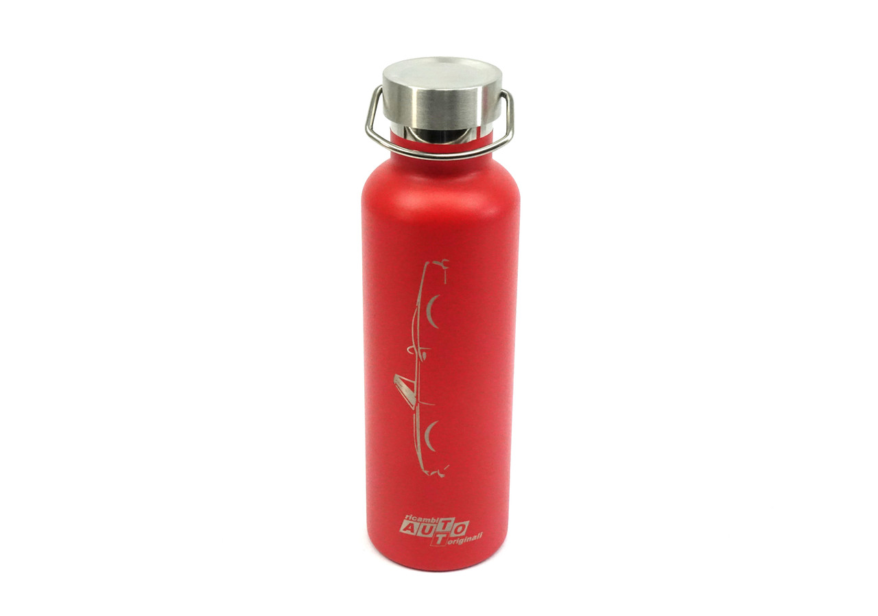 FIAT Spider Etched Thermal Bottle Choose Red, Green or White