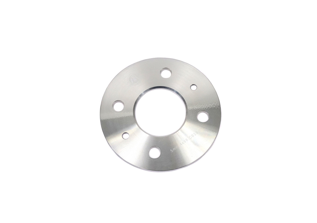 Aluminum wheel spacer - 5mm Stock Size  FIAT 124 Spider, Spider 2000 and Pininfarina - 1966-1985 FIAT 124 Sport Coupe - 1967-1975 FIAT and Bertone X1/9 - 1974-1988 FIAT 500 2-door models, 2012-2019  - Auto Ricambi SU0-005 98800540, 98803999,   -  Auto Ricambi, 