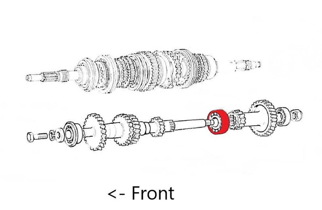 OEM Middle Layshaft Bearing - 1966-85