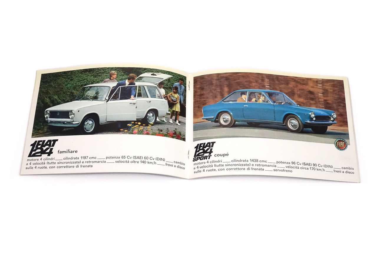 FIAT 1967 Promotional Booklet - Original, period FIAT advertising publication  -  Auto Ricambi, RR0-003