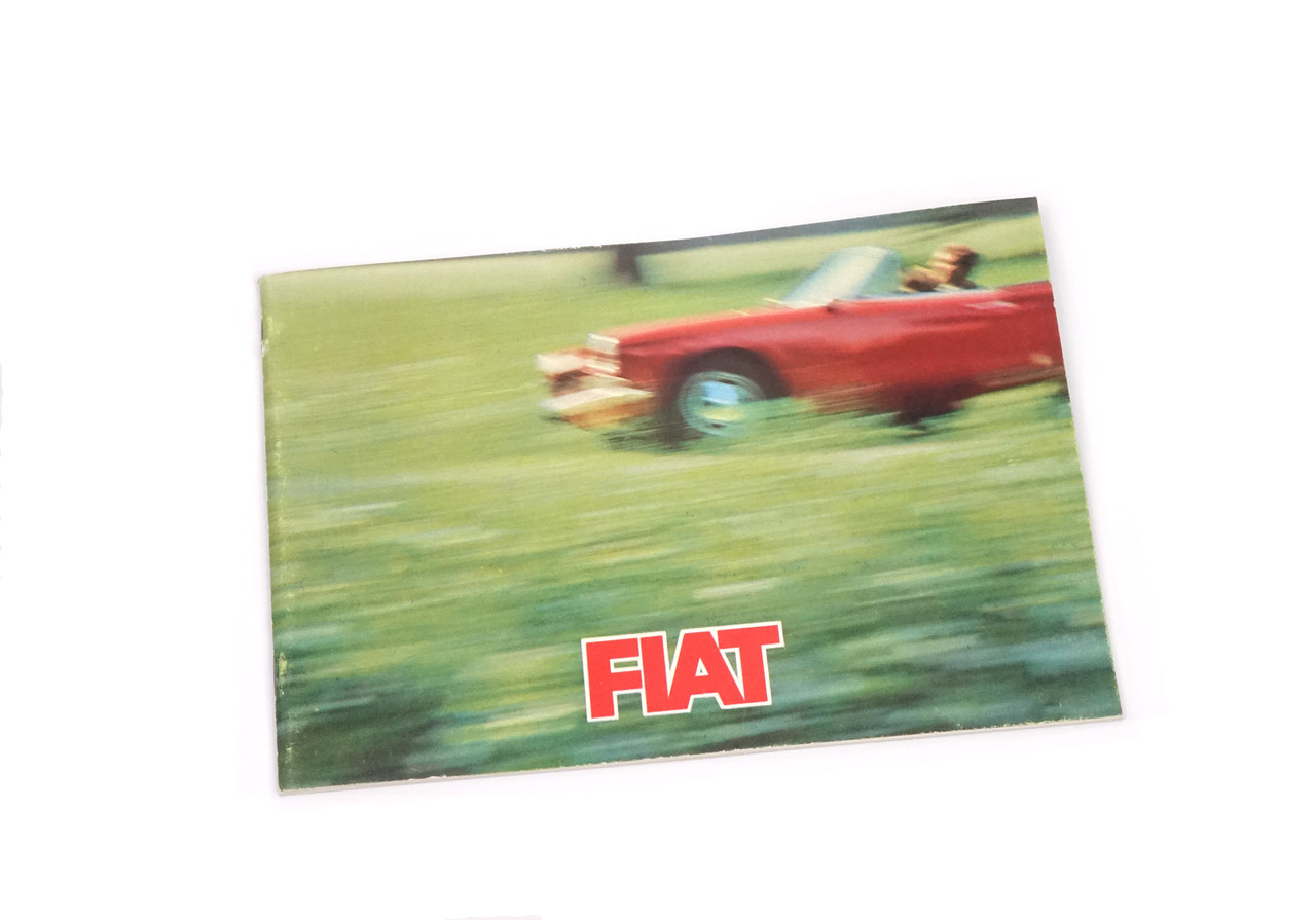 FIAT 1967 Promotional Booklet - Original, period FIAT advertising publication  -  Auto Ricambi, RR0-003