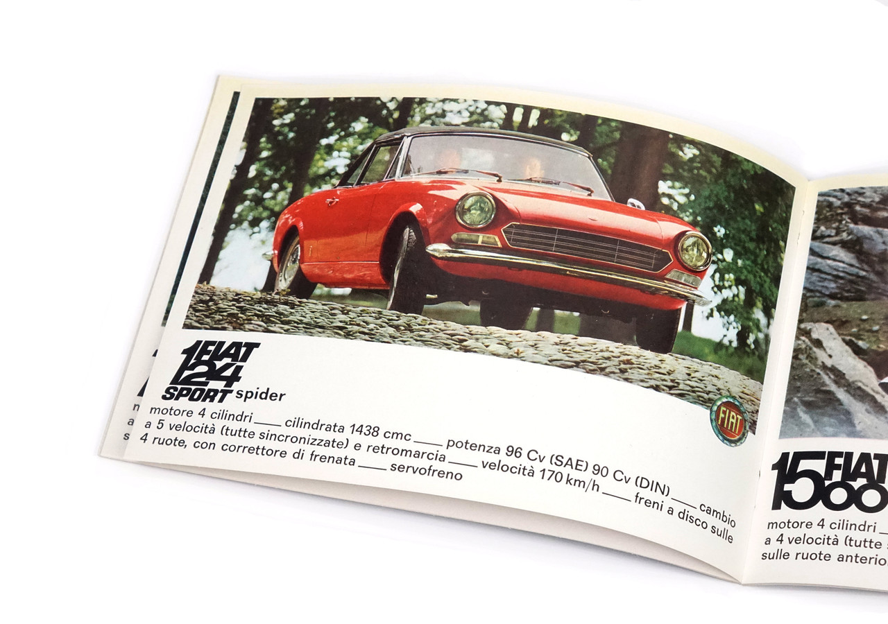 FIAT 1967 Promotional Booklet - Original, period FIAT advertising publication  -  Auto Ricambi, RR0-003
