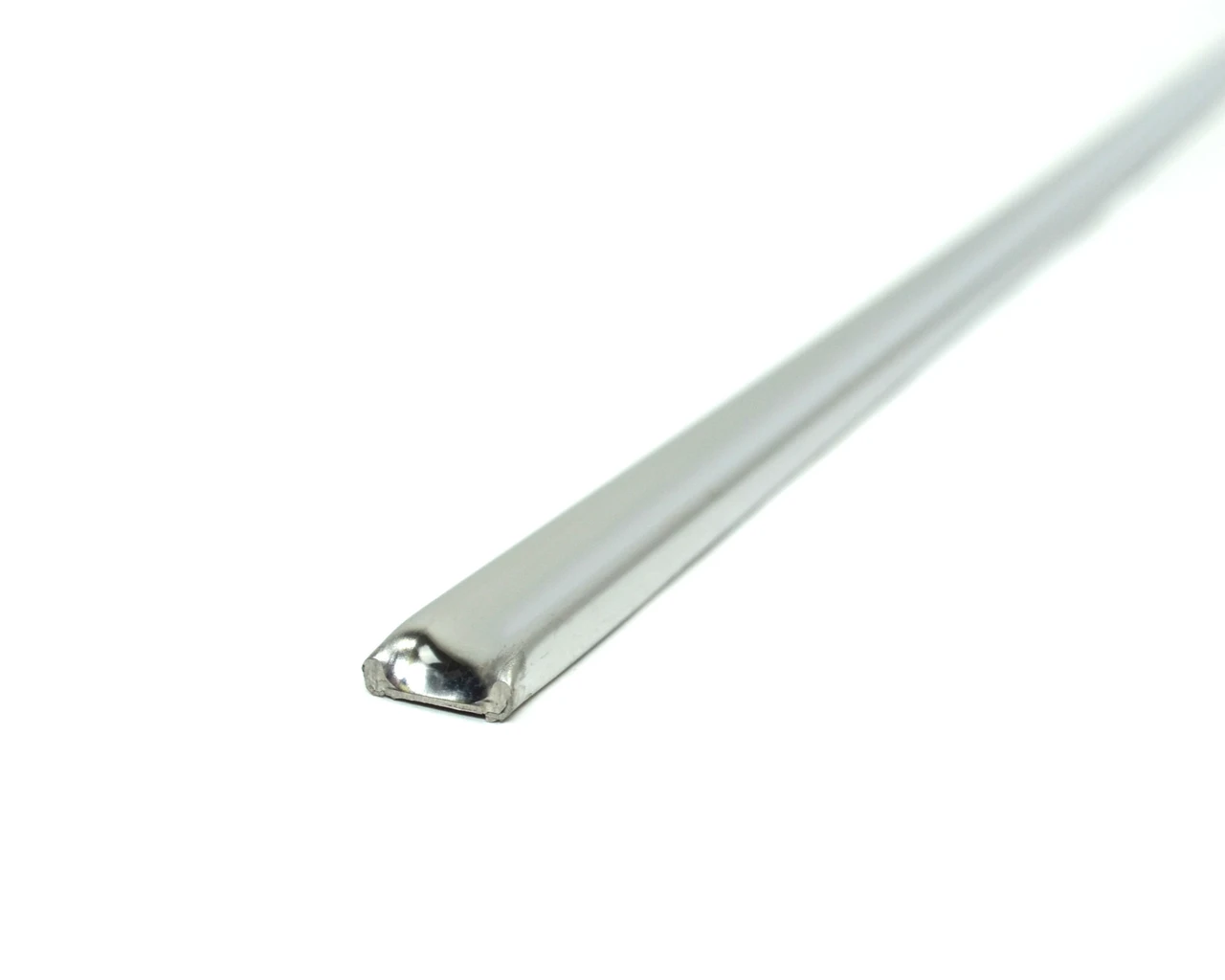 Door panel long (upper) metal trim strip FIAT 124 Spider - 1966-1978   -  Auto Ricambi, RI8-516, 1903814