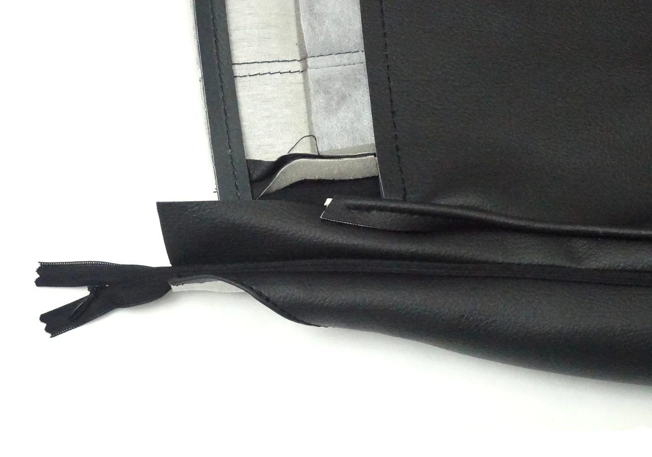 Black vinyl front and rear seat upholstery set FIAT Spider 2000 - 1979-1982  -  Auto Ricambi, RI9-427