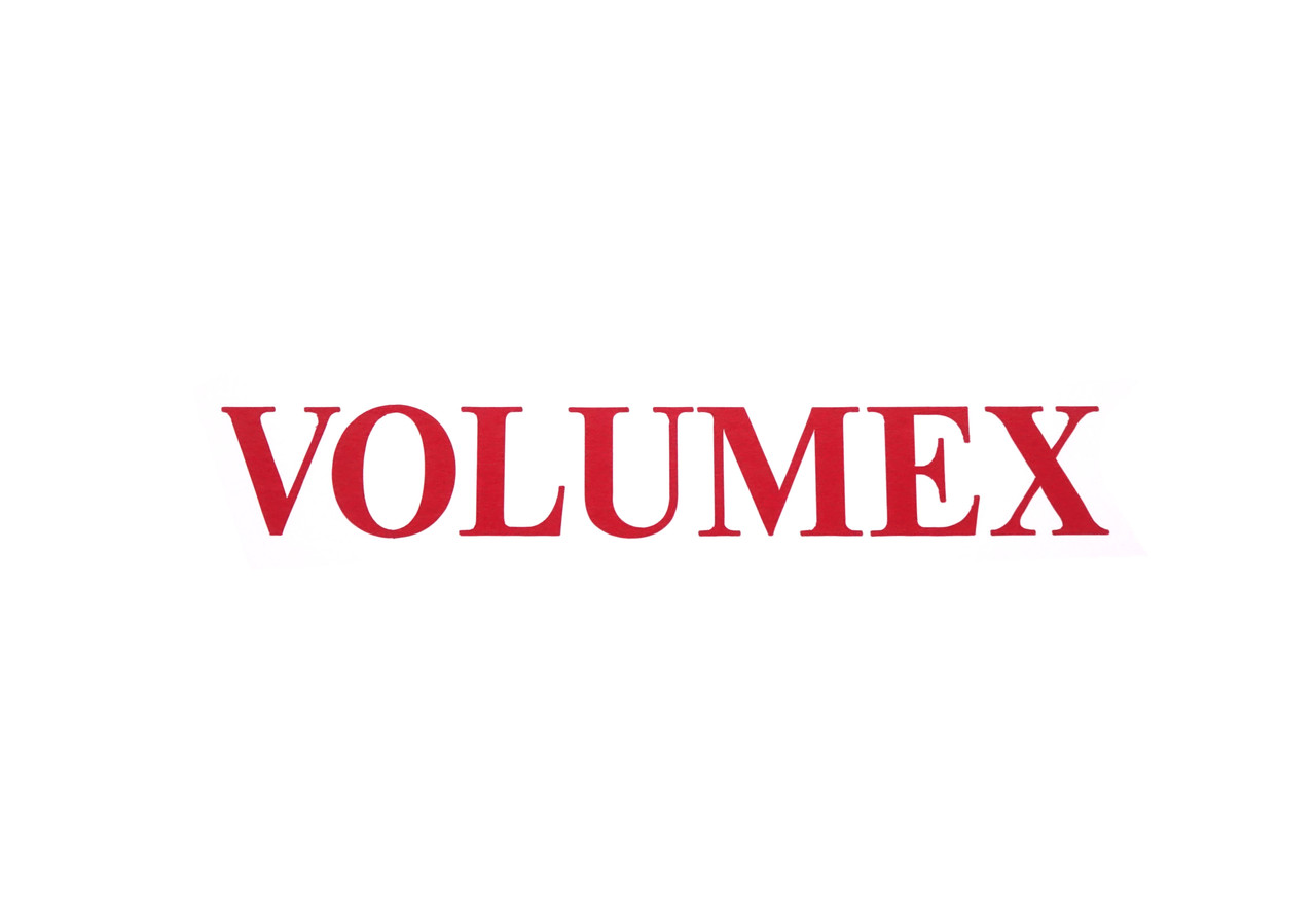 Red VOLUMEX decal FIAT Volumex Spider - 1983-1985  -  Auto Ricambi, RS0-280,